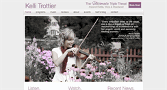 Desktop Screenshot of kellitrottier.com